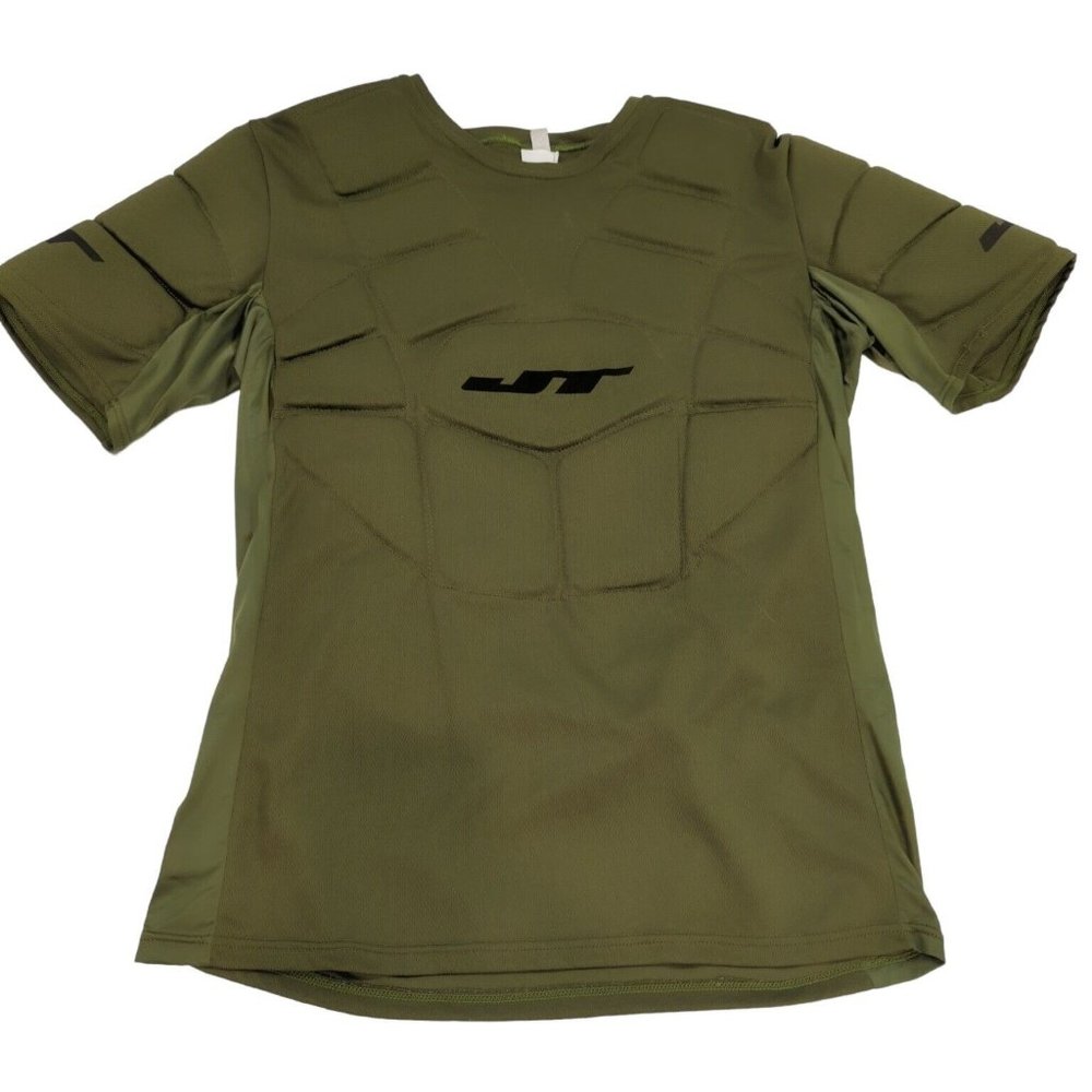 JT USA Paintball Jersey OSFM ARMY Green Padded Shirt FREE SHIPPING